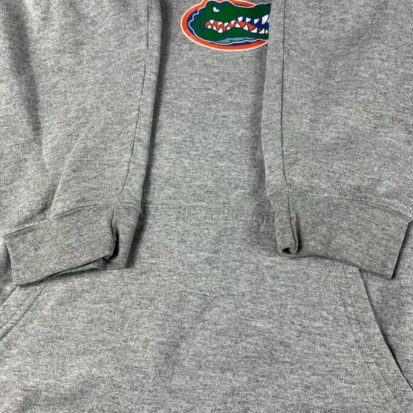 Y2K NCAA Florida Gators Sweatshirt Adult Large Grey Faded Logo Pullover Hoodie - Picture 6 of 14